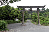 人穴浅間神社鳥居