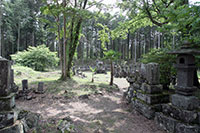 神社左手には遺跡群がある